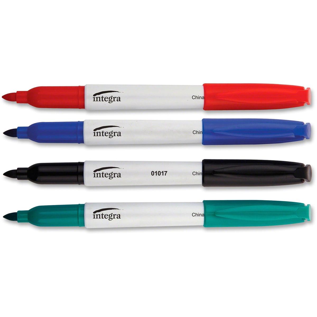Integra Bullet Tip Dry-erase Whiteboard Marker Set (01019)