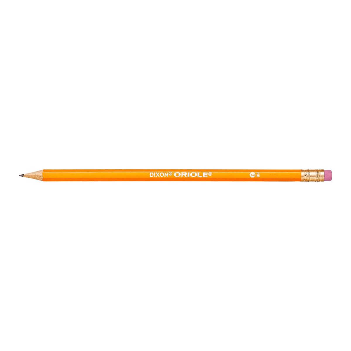 Dixon Oriole Presharpened Pencils, HB (#2), Black Lead, Yellow Barrel, 144/Pack (X12866X)