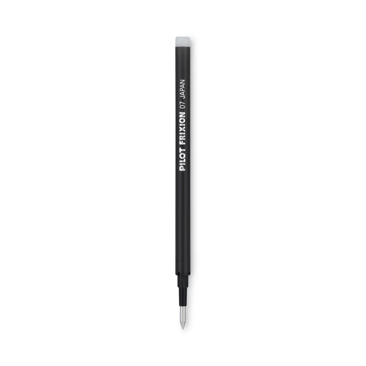 Refill for Pilot FriXion Erasable, FriXion Ball, FriXion Clicker and FriXion LX Gel Ink Pens, Fine Tip, Black Ink, 3/Pack (77330)