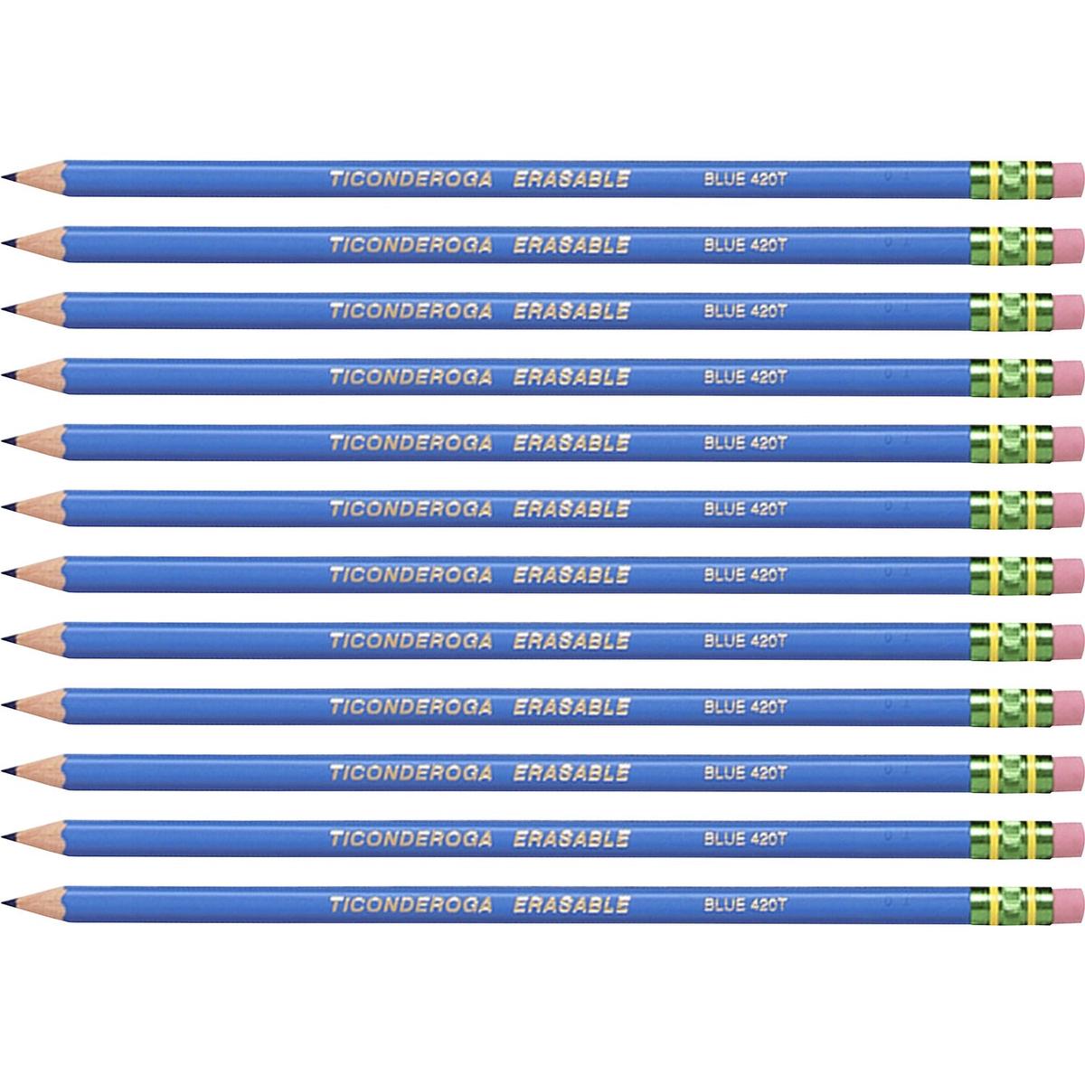 Ticonderoga Pre-Sharpened Erasable Checking Pencils (14209CT)