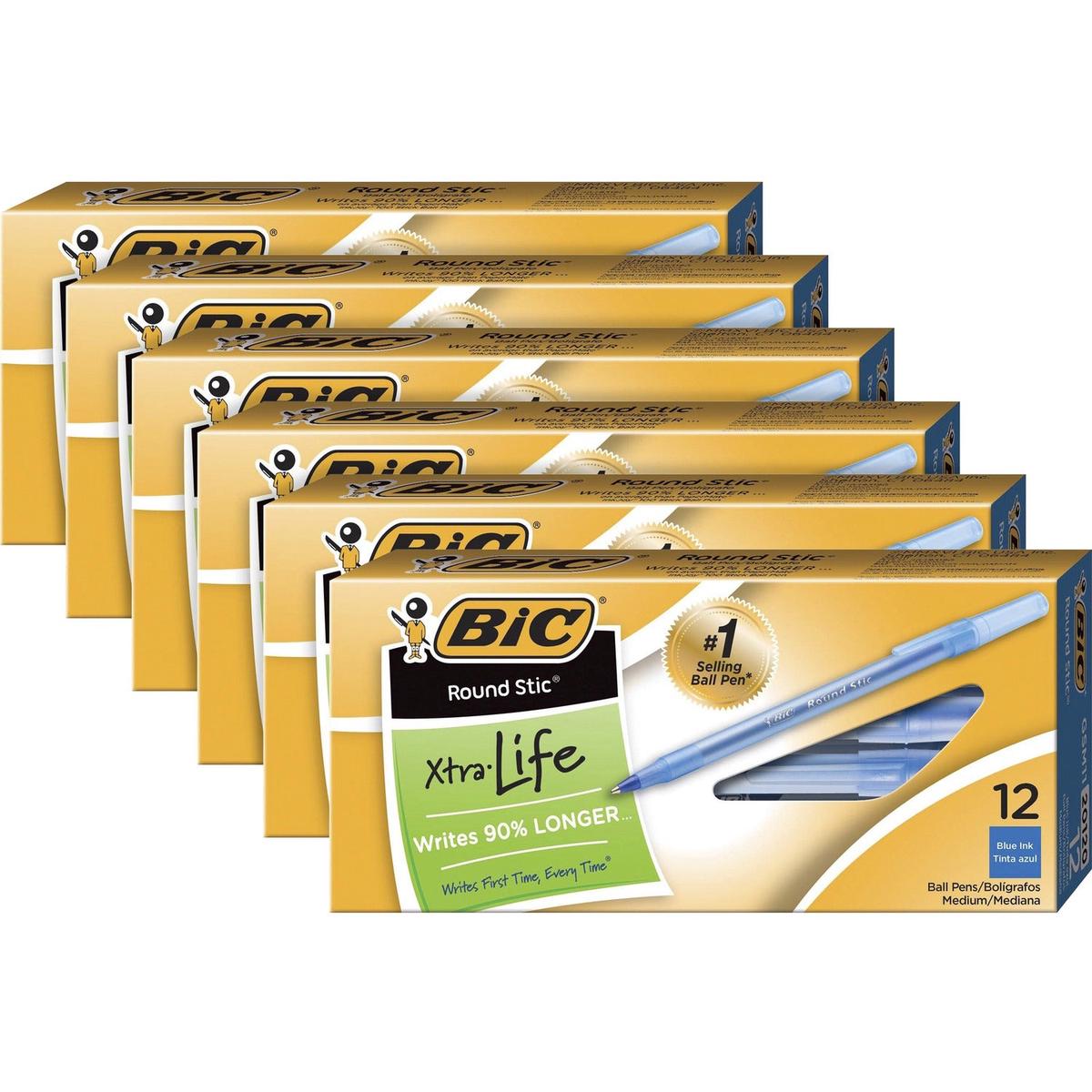 BIC Round Stic Ballpoint Pens (GSM11BEBD)