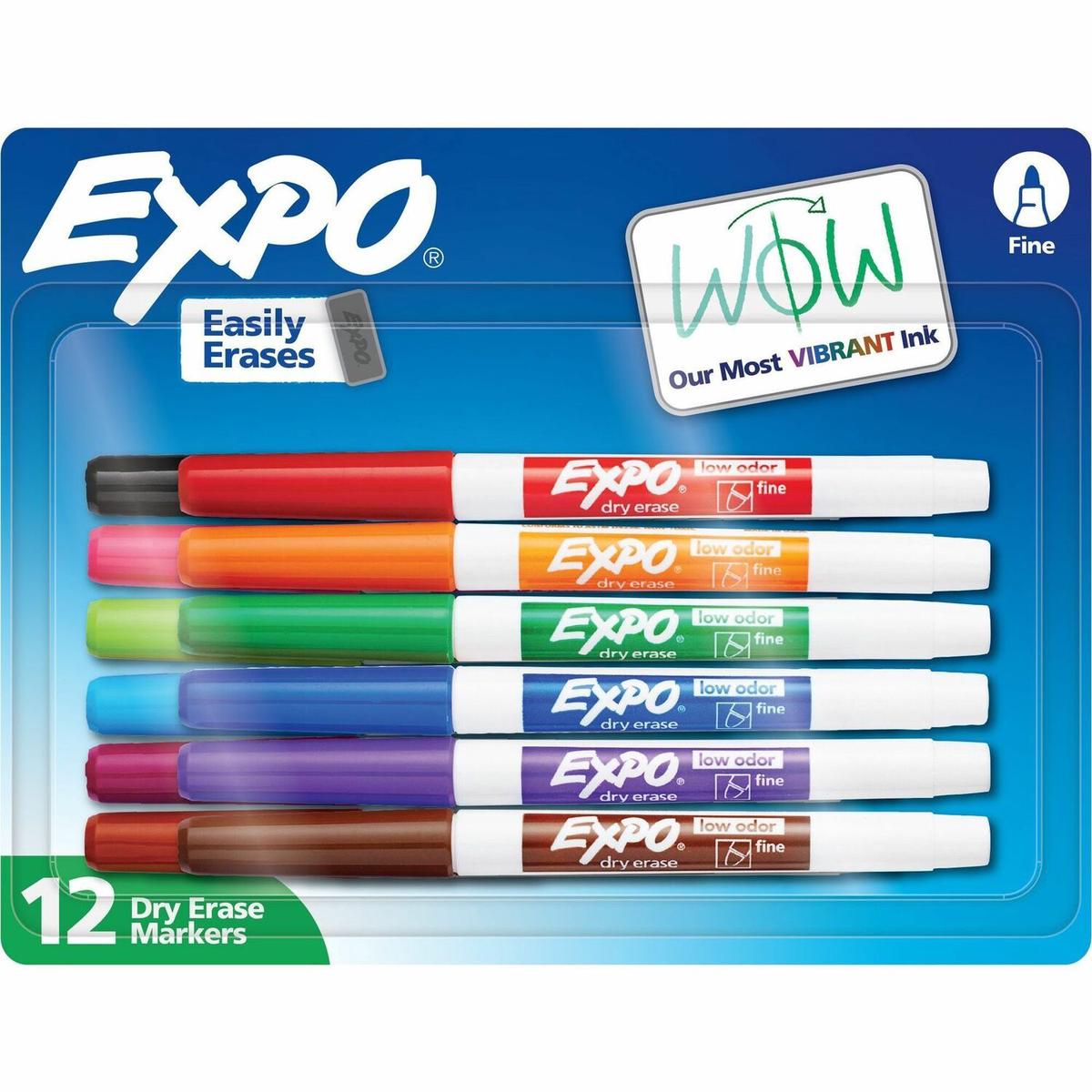 Expo Low-Odor Dry-erase Markers (86603A)