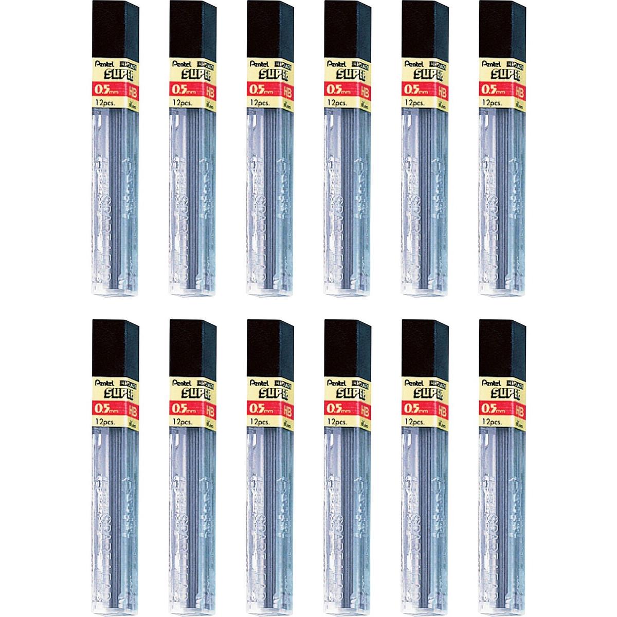 Pentel Super Hi-Polymer Leads (C505HBBX)