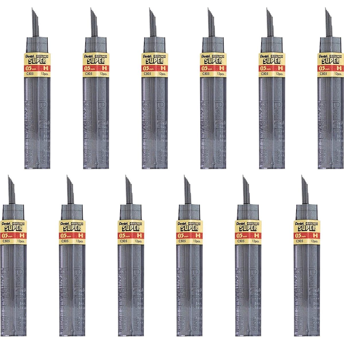 Pentel Super Hi-Polymer Leads (C505HBX)