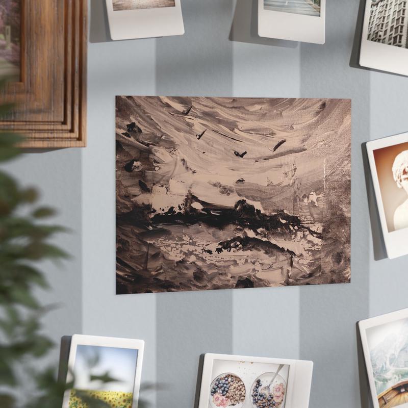 Abstract Art Print  Whispers of Time Unframed