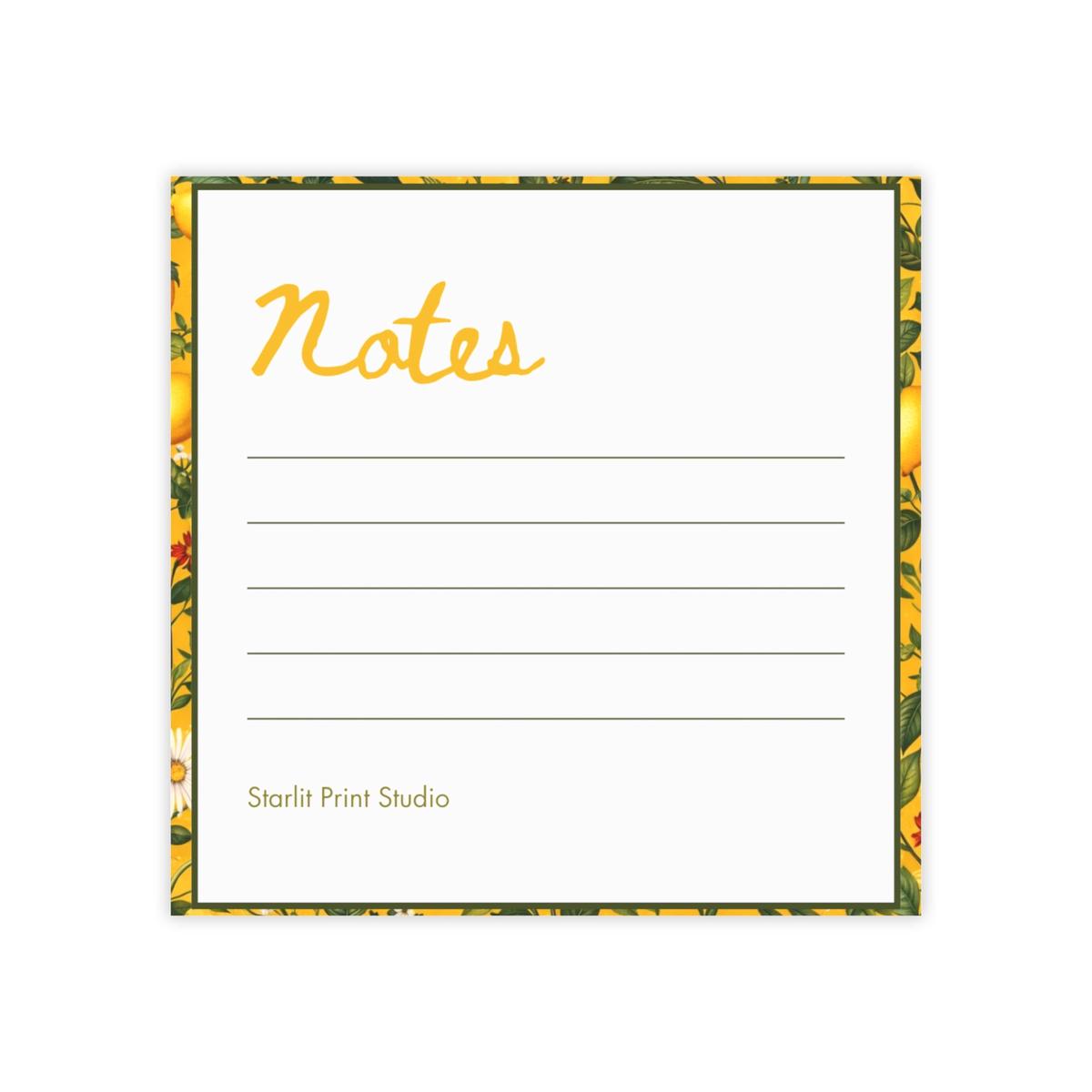 Citrus Meadow Sticky Notes