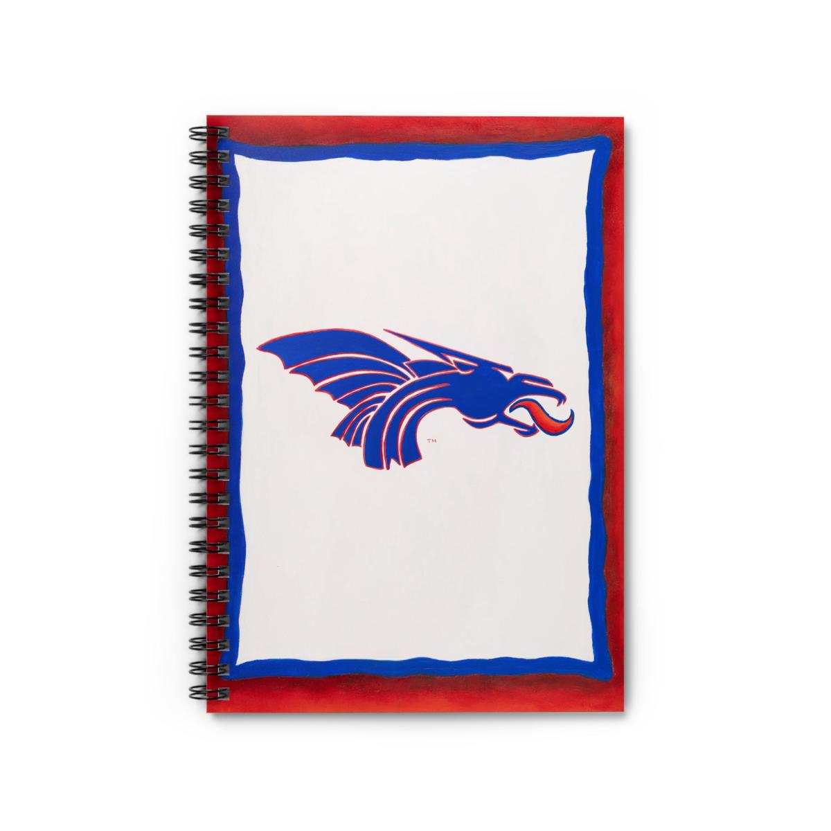 "Dragon Fire" by Jeff Emrick - Mini Spiral Notebook