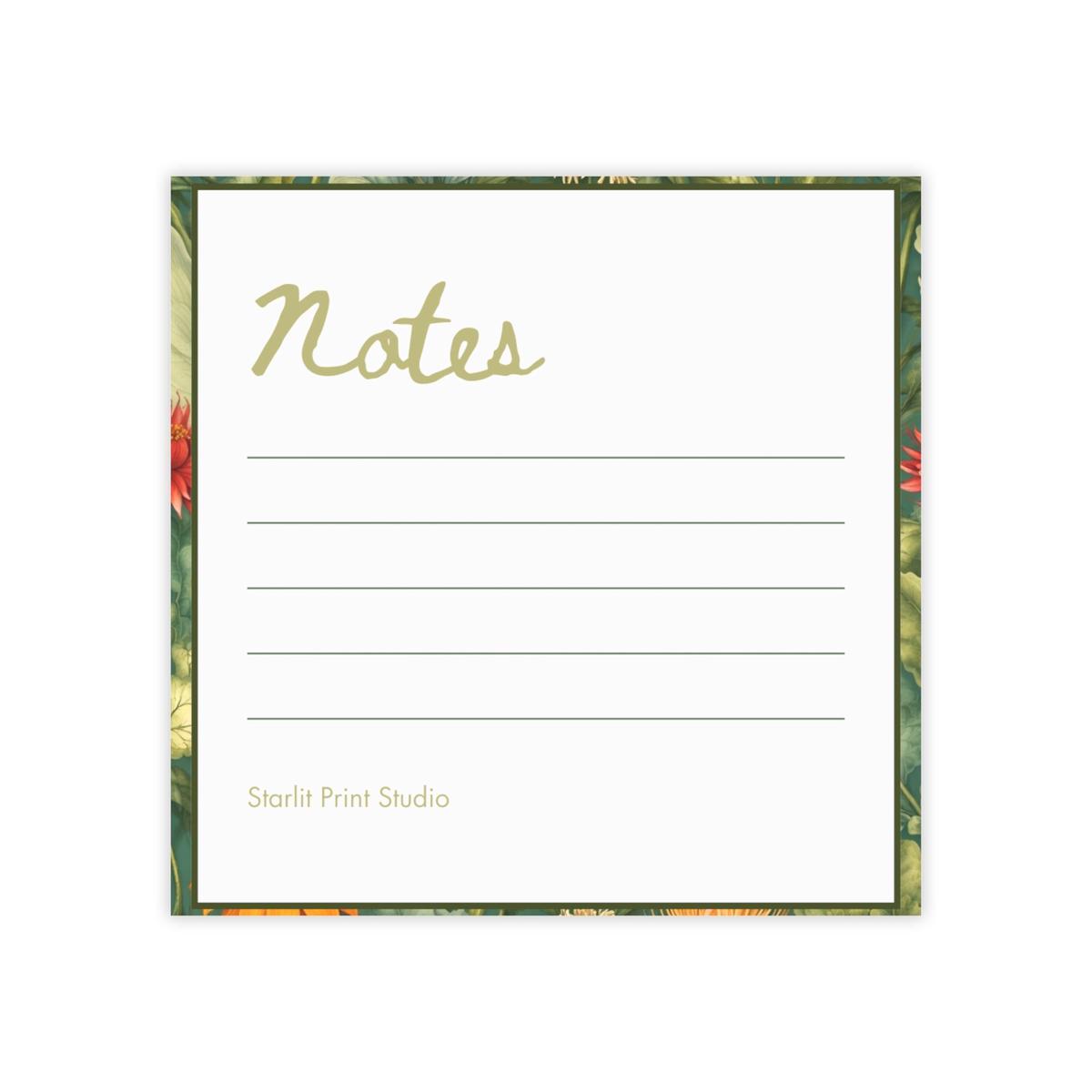 Forest Blossom Sticky Notes