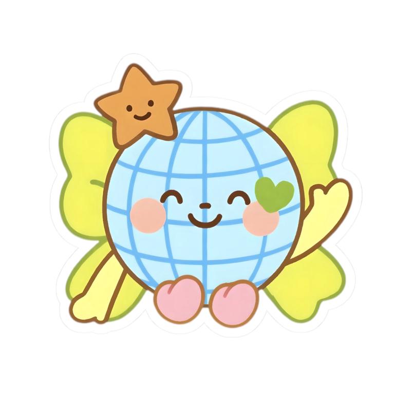 Mr Saturnworld Sticker | Bow Series