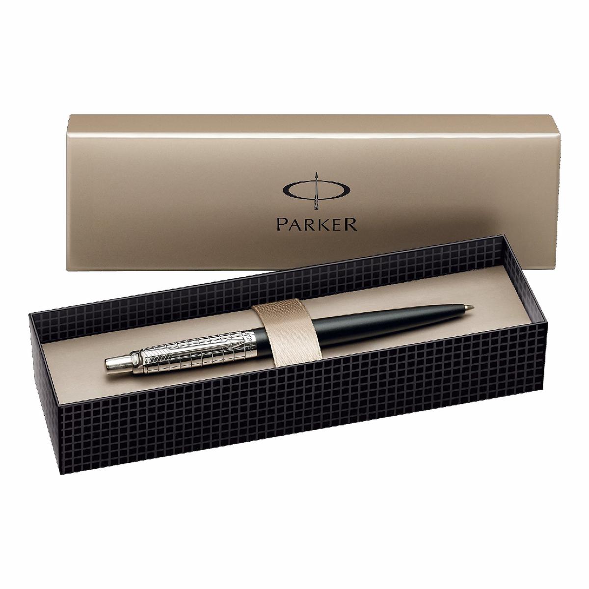 Parker Jotter Red Chrome Trim Ball Pen Gift Boxed