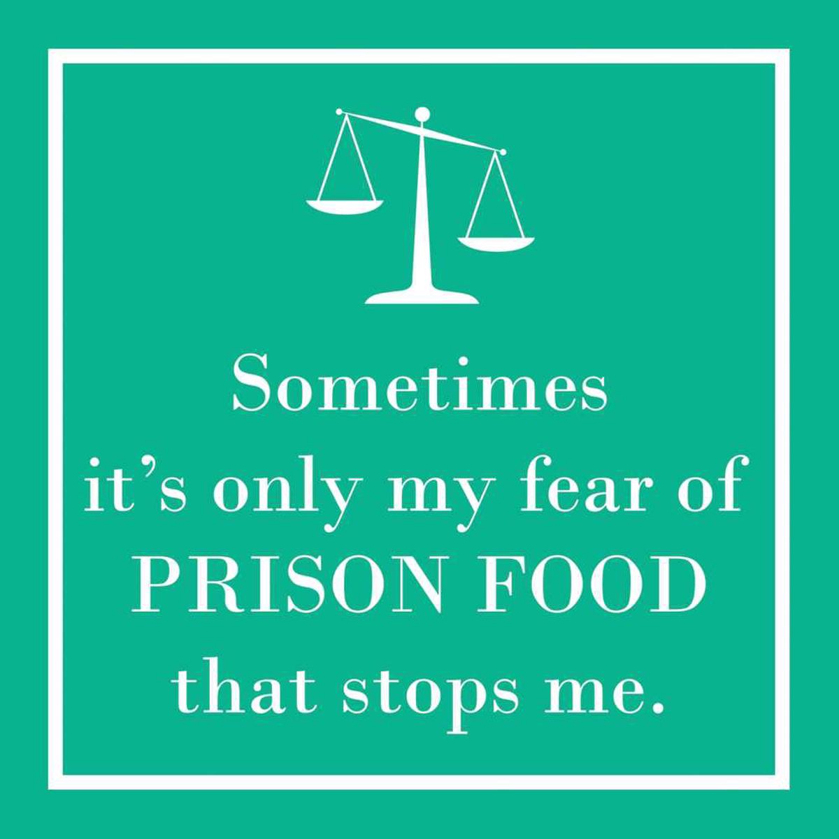 PRISON FOOD BEVERAGE NAPKIN