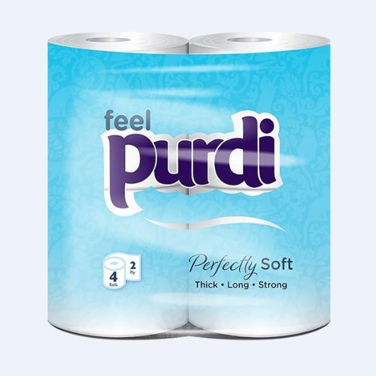 Purdi Toilet Rolls - Pack of 4
