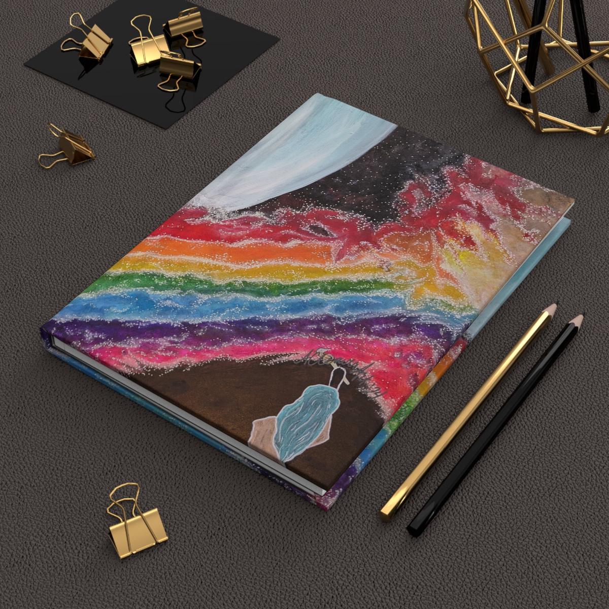 Silent Rainbow Hardcover Journal