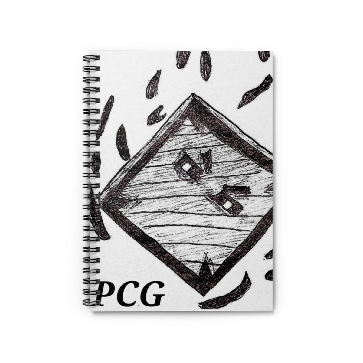 Vortex the Cube PCG Spiral Notebook - Ruled Line