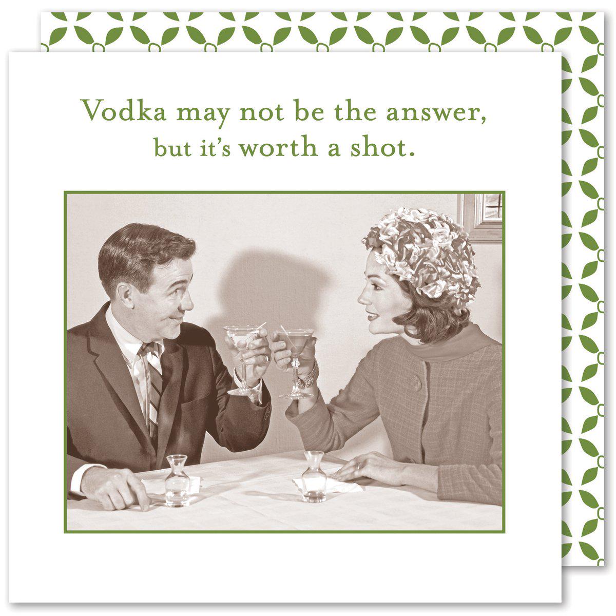 WORTH A SHOT NAPKIN