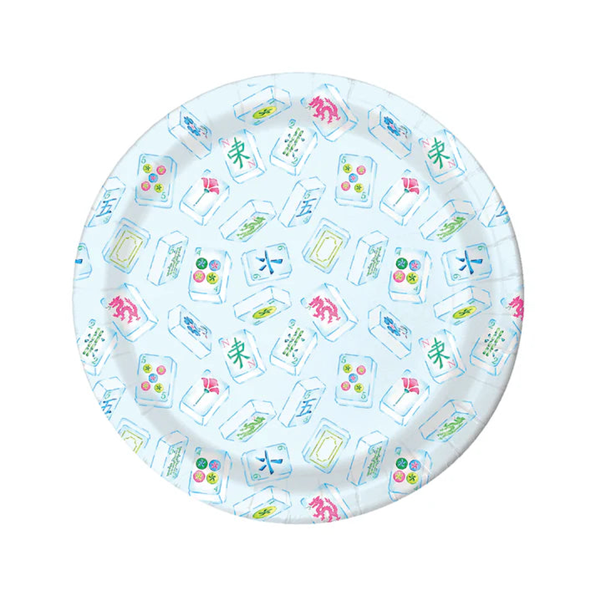 10" MAHJONG HEAVY-DUTY PAPER PLATES