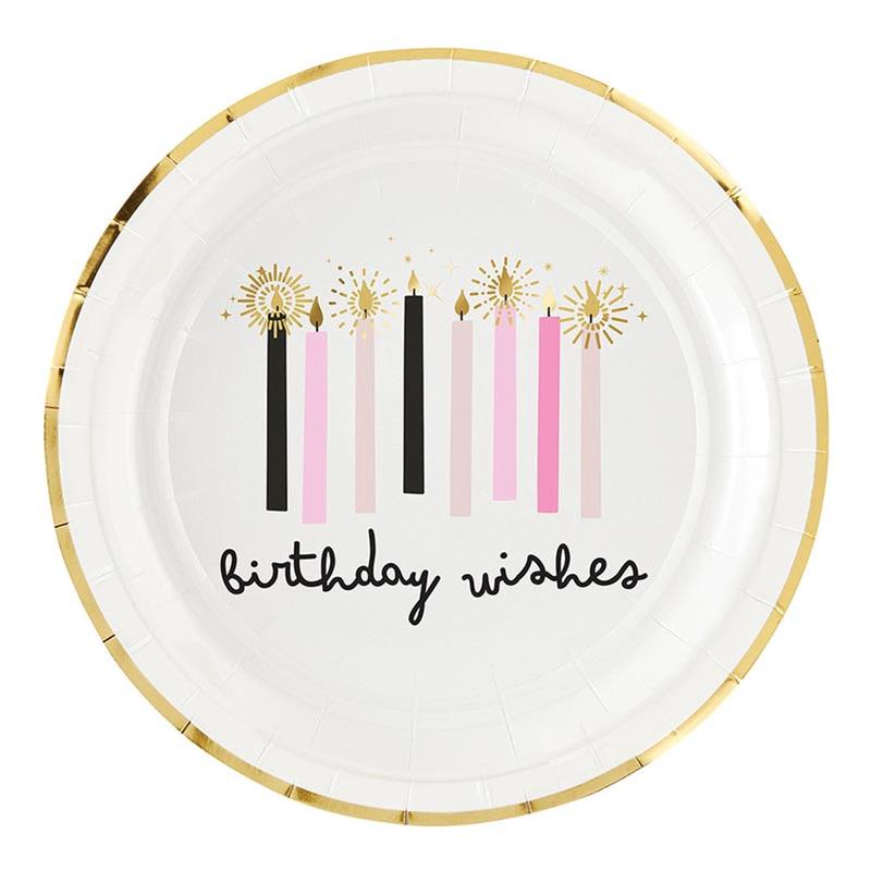 BIRTHDAY WISHES PLATES