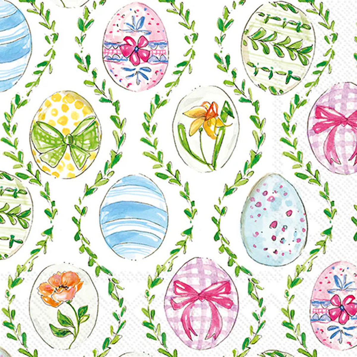EASTER EGGS GUEST NAPKIN