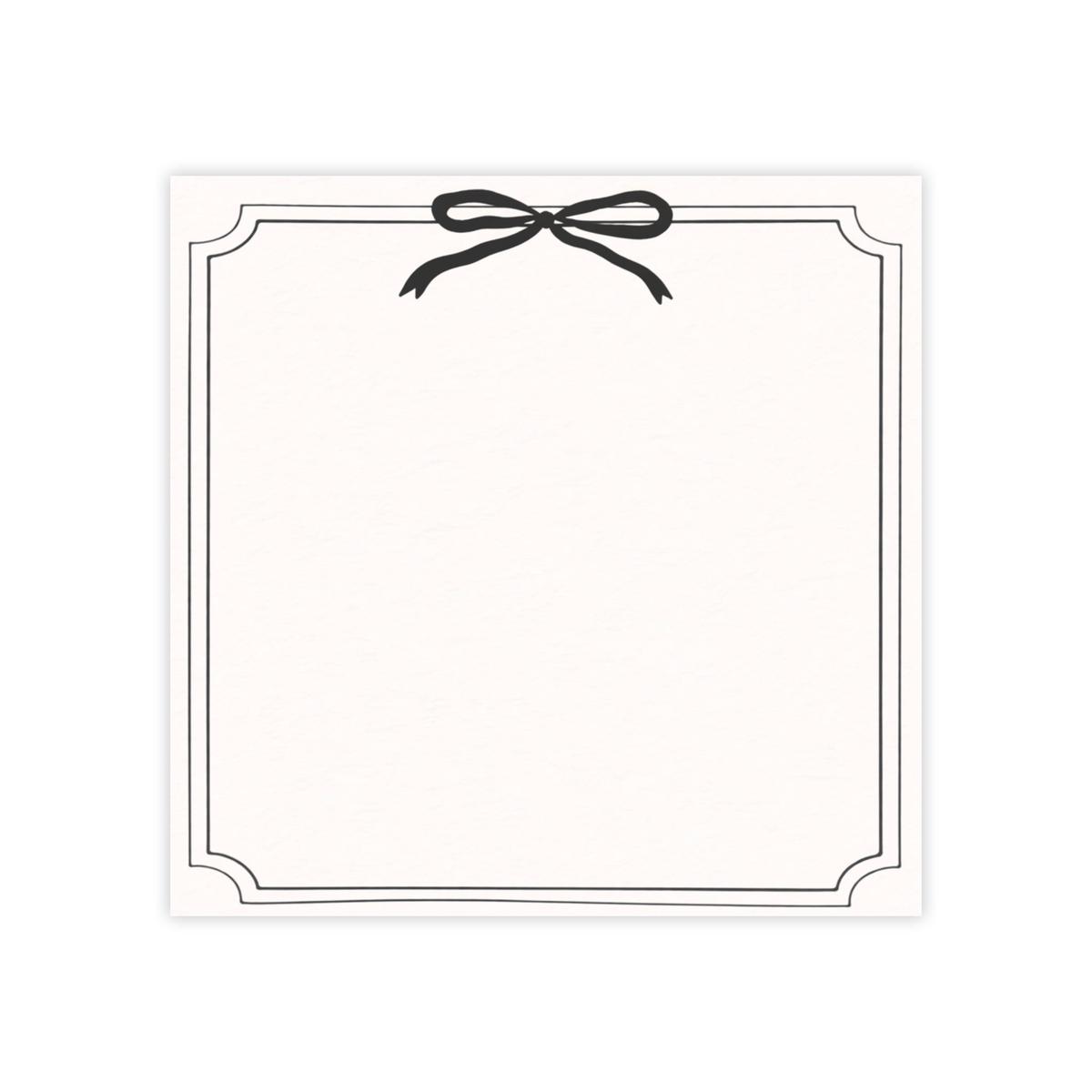 Elegant Bow Sticky Notes