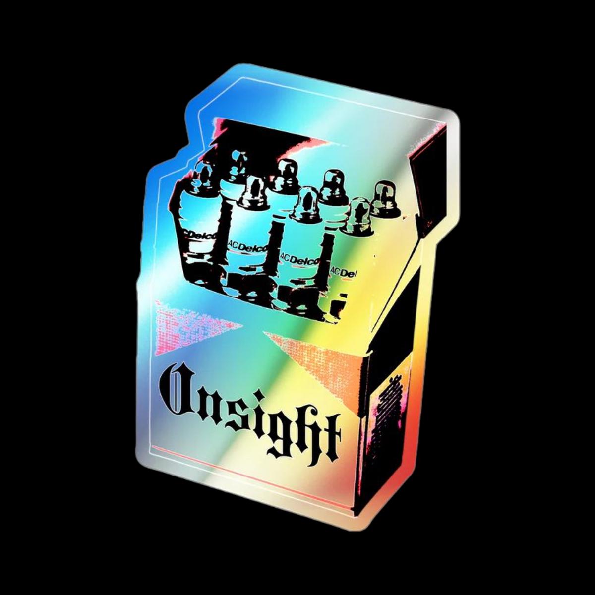 HOLOGRAPHIC CIG'S STICKER