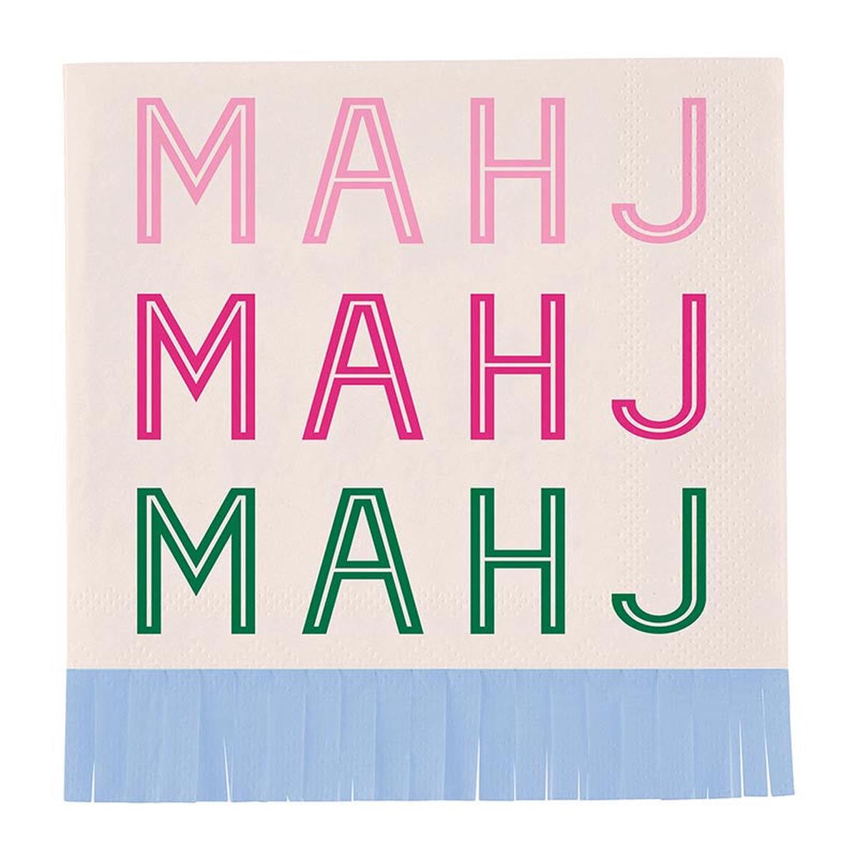 MAHJ FRINGE COCKTAIL NAPKIN