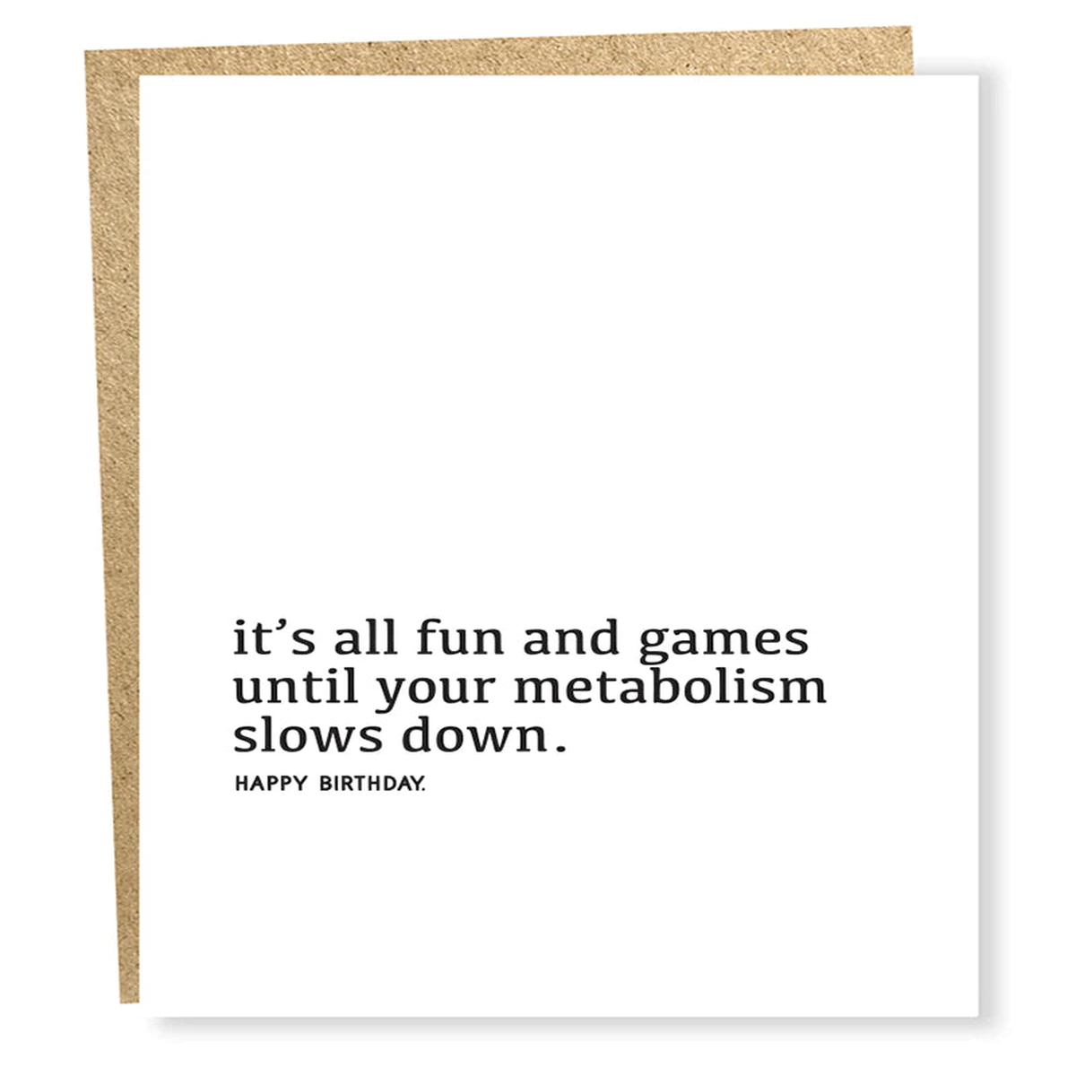 Metabolism Greeting Card