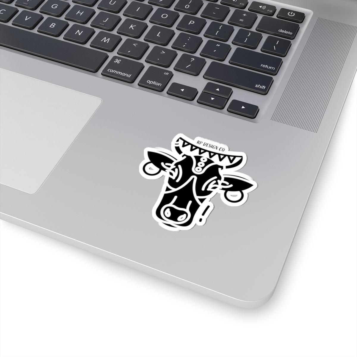 RP Design Cow Kiss-Cut Sticker
