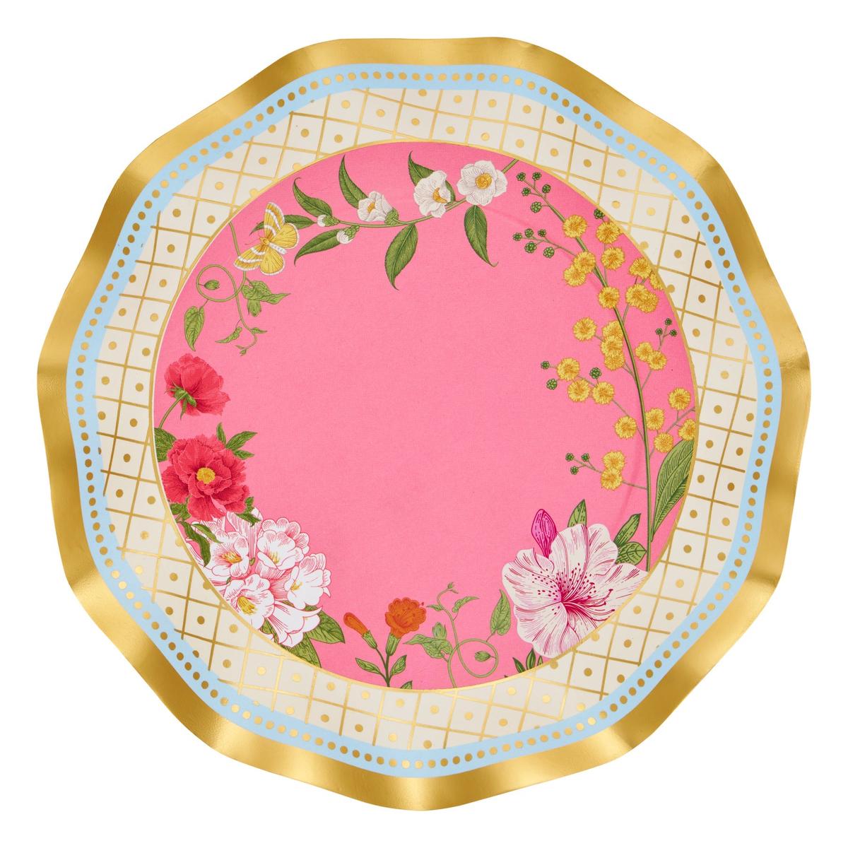 WAVY SALAD PLATES, ROCOCO