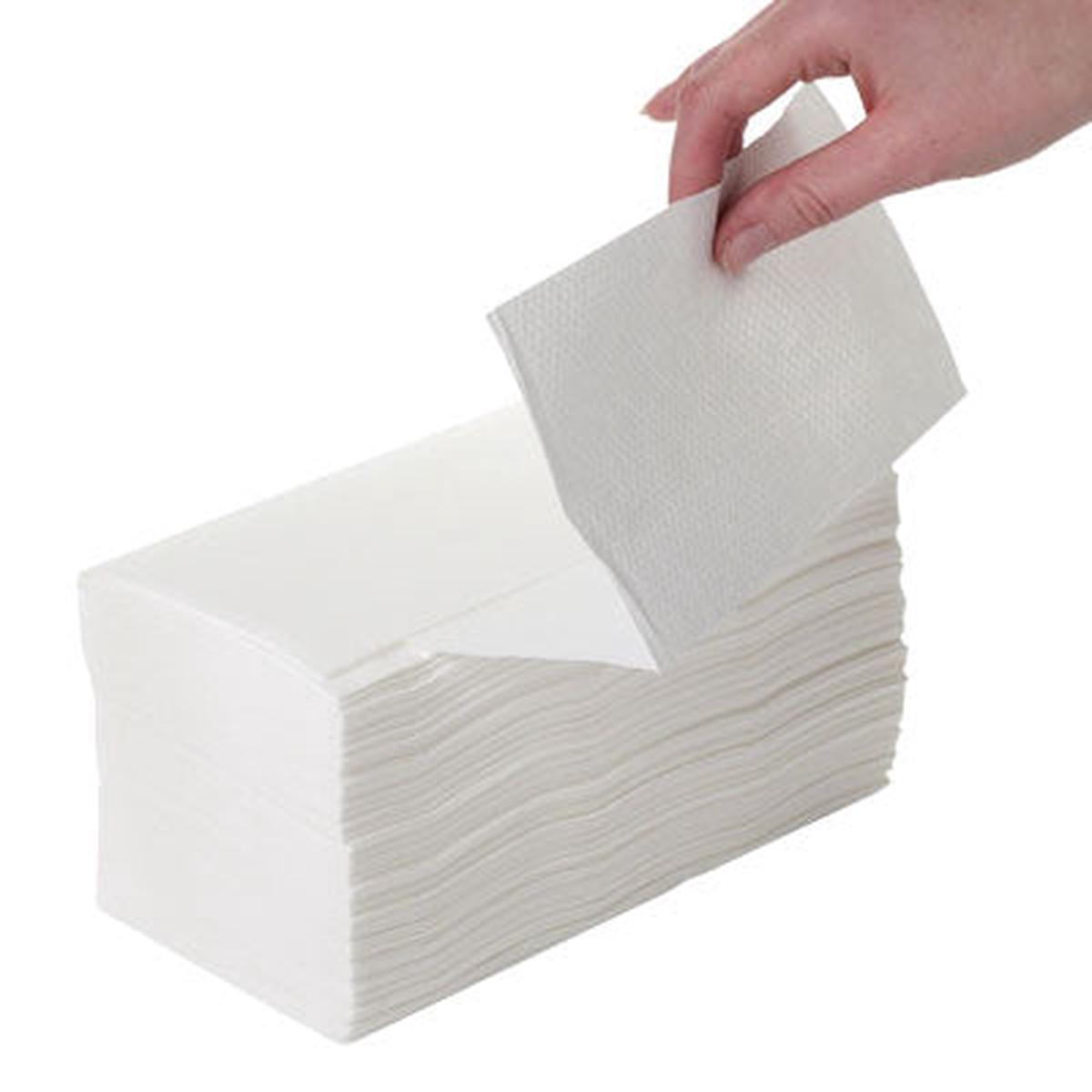 White V Fold Handtowel 2ply 3000pk