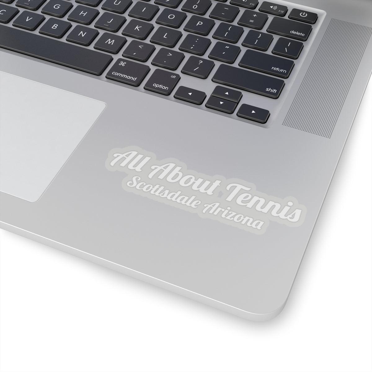 All About Tennis Scottsdale Arizona Stickers (White Lobster)