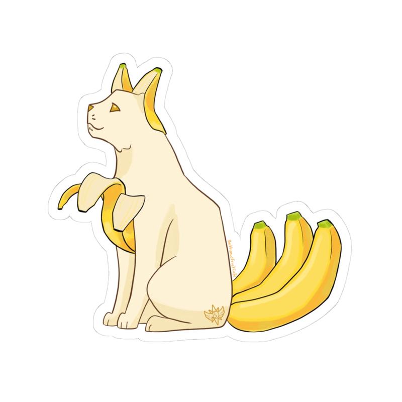Banana Cat Sticker Nanacat