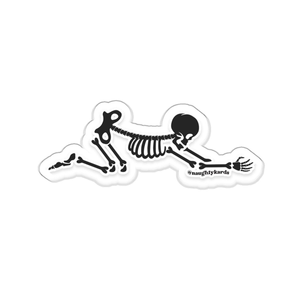 Bending Over For A Lifetime Sticker