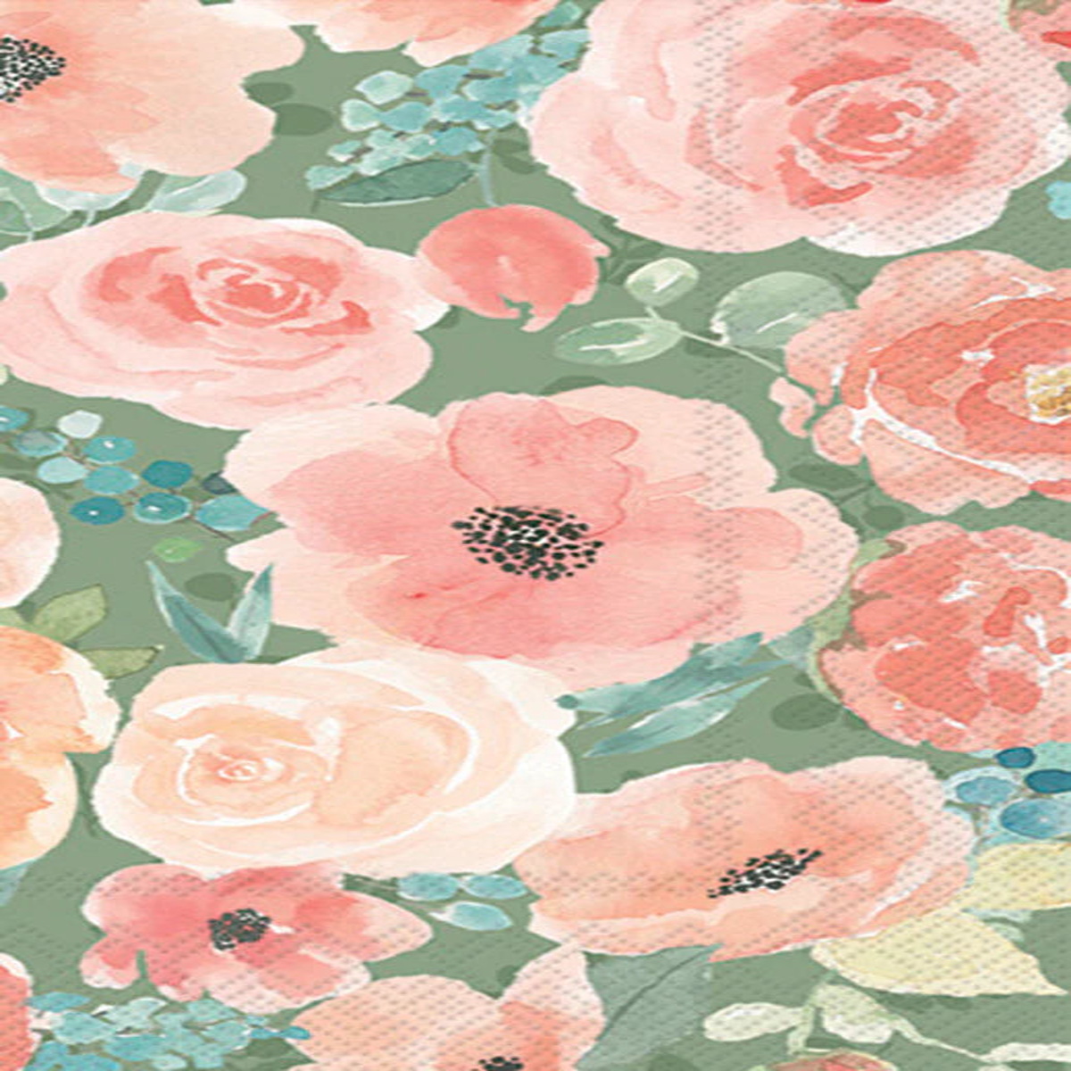 BLOOMING DELIGHT GUEST NAPKIN