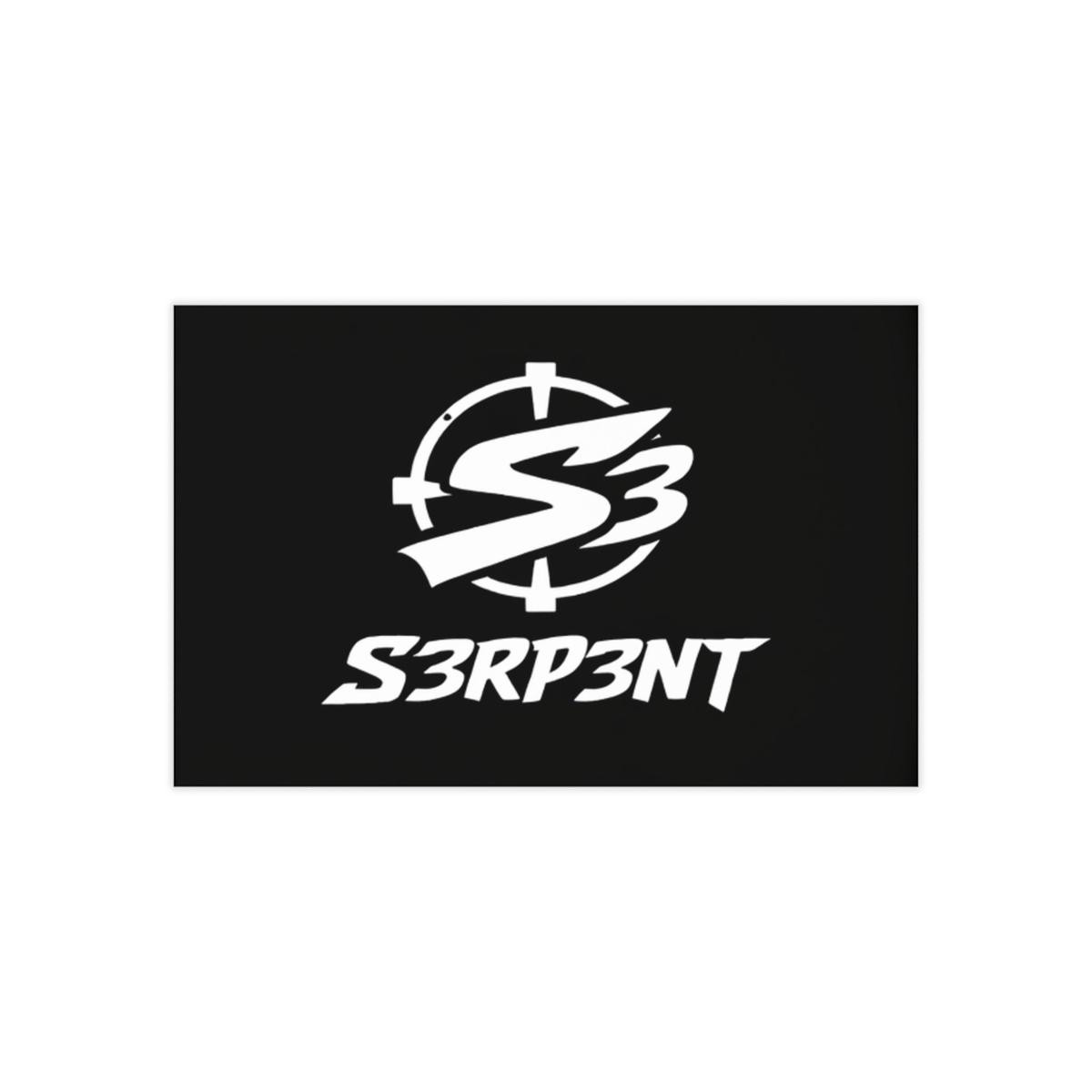 Business Cards  100pcs Custom Logo Cards with QR Code (S3RP3NT Branding)