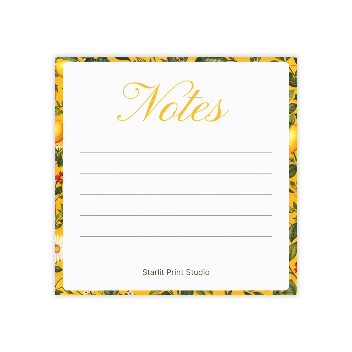 Citrus Sticky Notes
