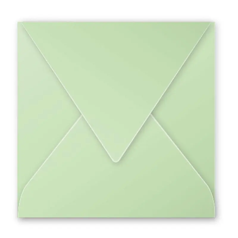 Envelop Pollen 140x140mm 120G Green 20 Pieces Pack-5478