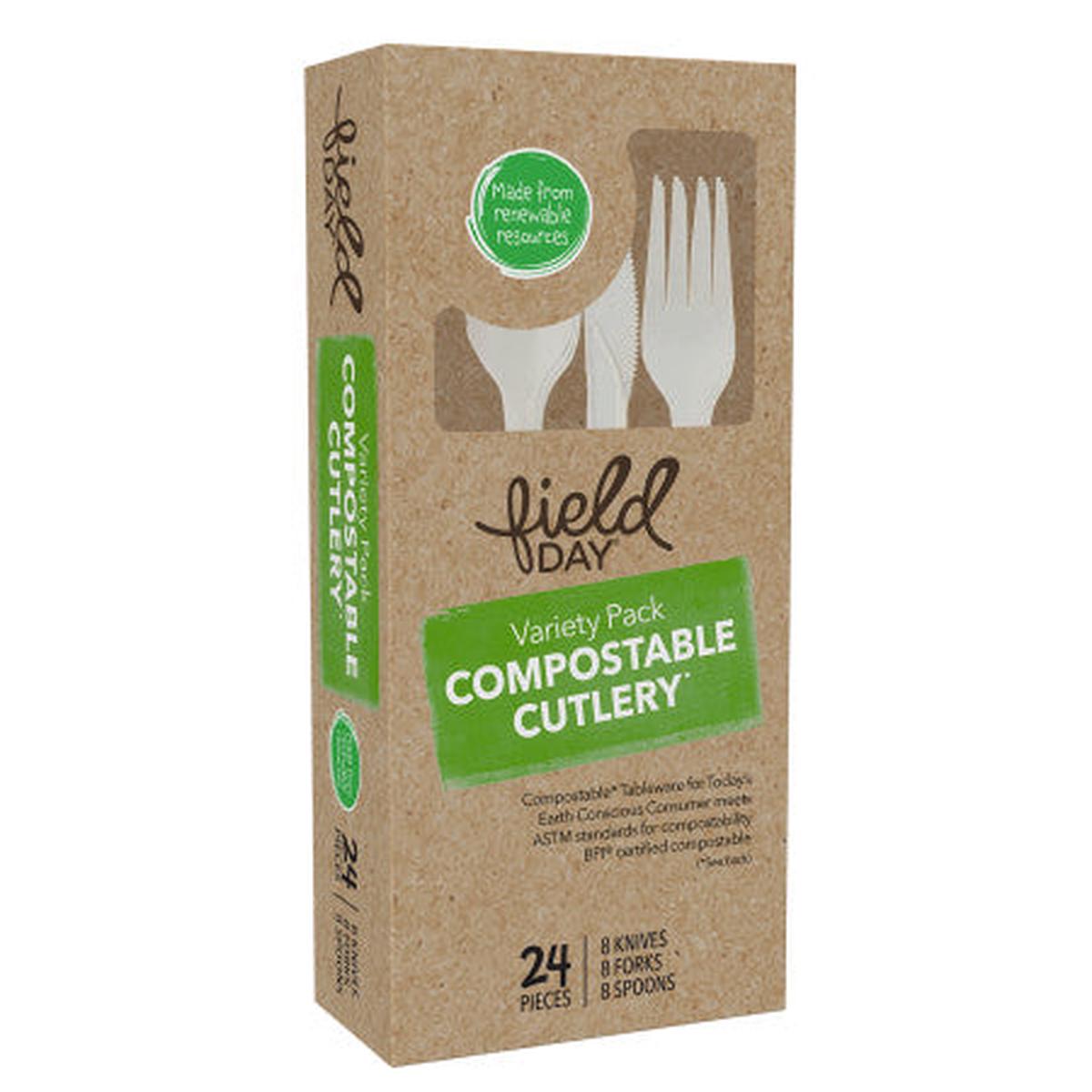 Field Day Compostable Cutlery Variety Pack 24ct *Discontinued*