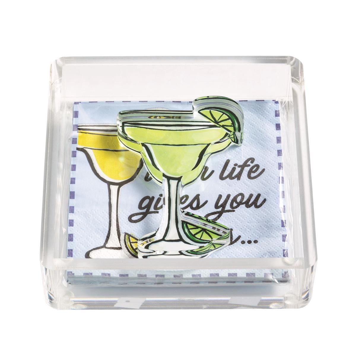 MARGARITA NAPKIN HOLDER with WEIGHT SET