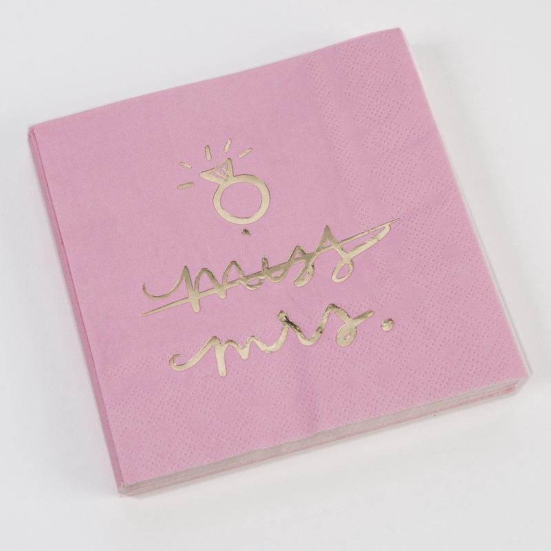 MISS TO MRS COCKTAIL NAPKIN