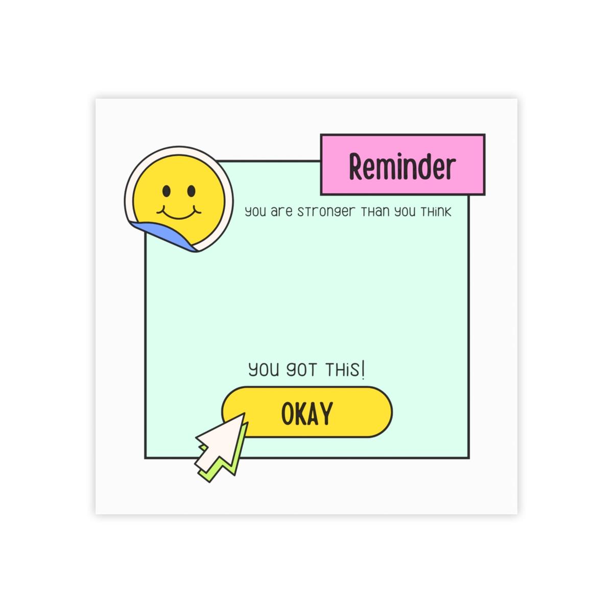 Post-it Note Pads for Encouragement
