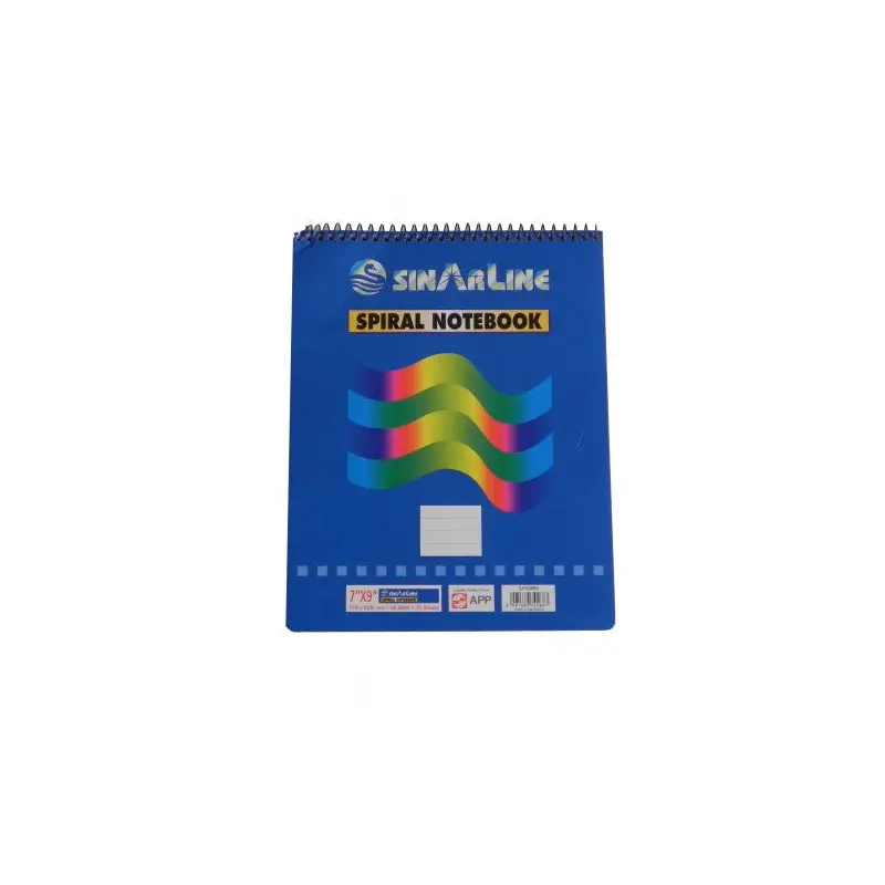 SinarLine Top Spiral Pad 7"x9" 56 Gsm 70 Sheet