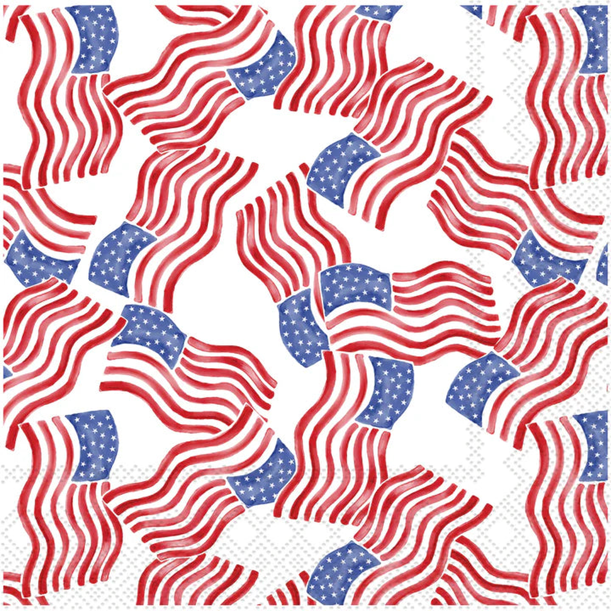 STARS & STRIPES COCKTAIL NAPKIN