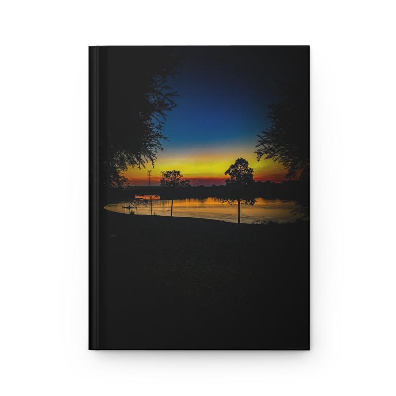 Sunset Lake Hardcover Journal