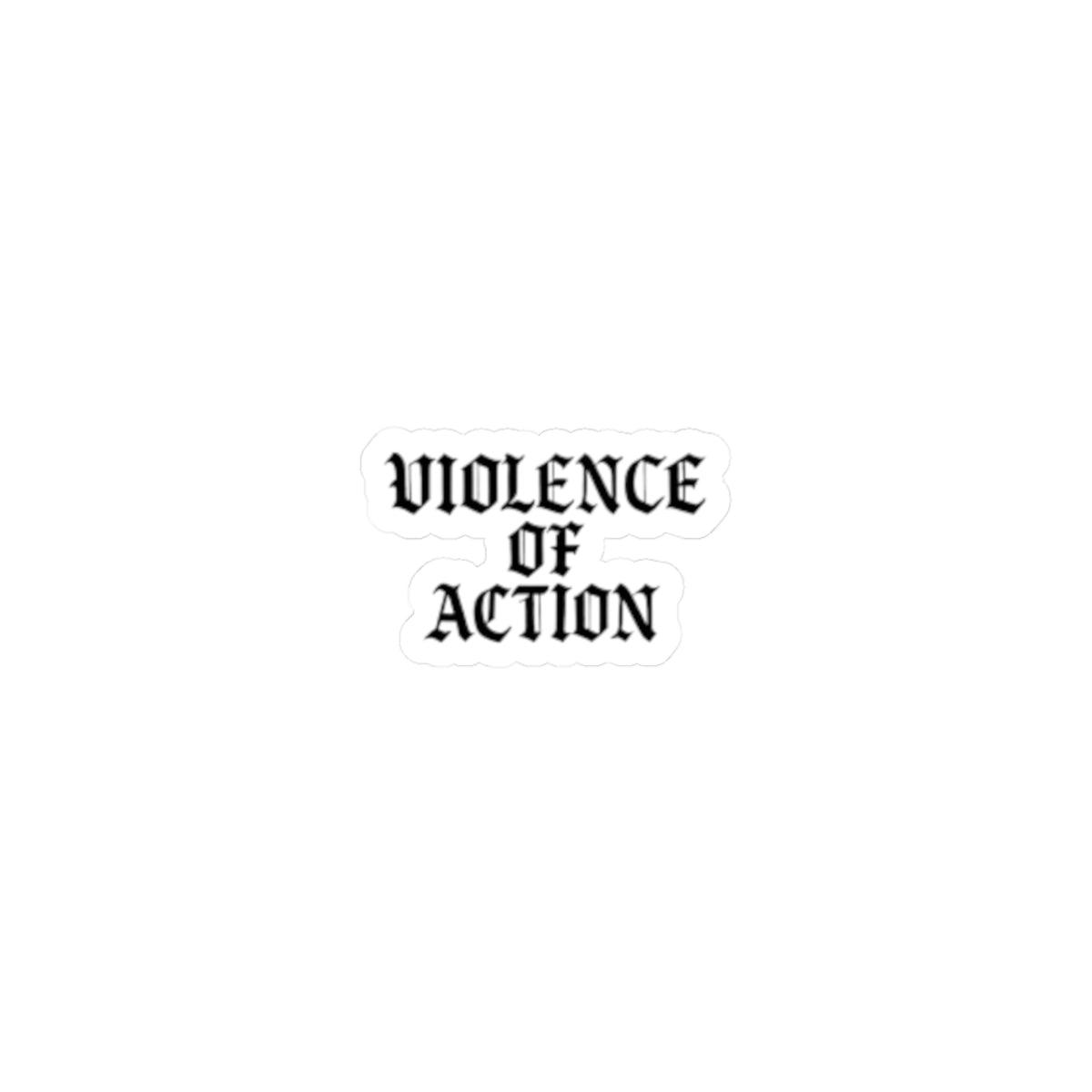 Violence of Action 3x3 Sticker