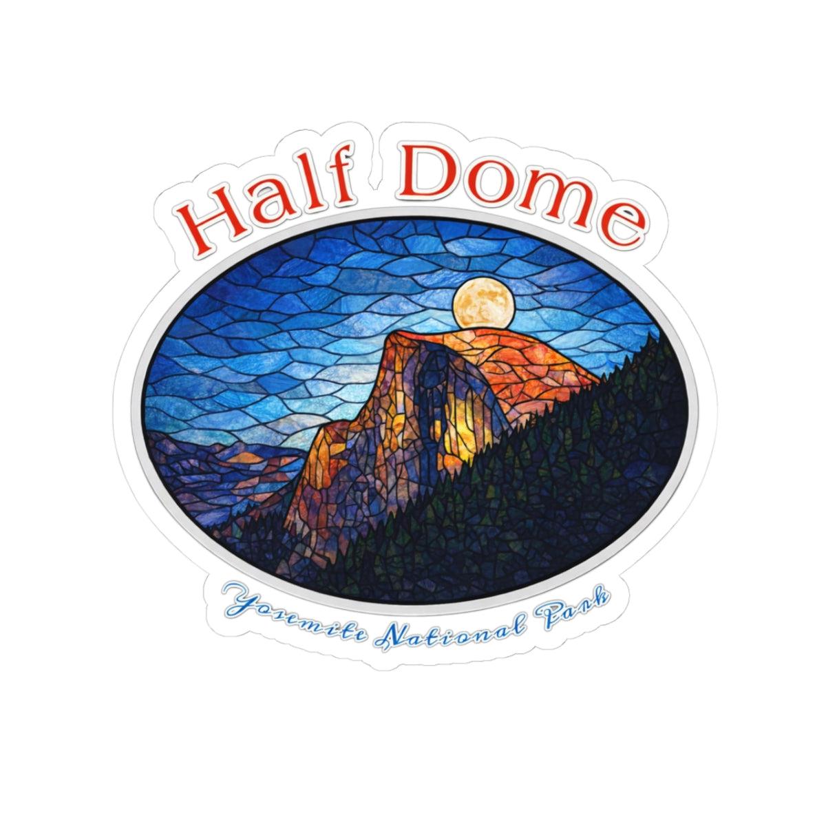 Yosemite Stained Glass Sticker  Yosemite Souvenir Graphic