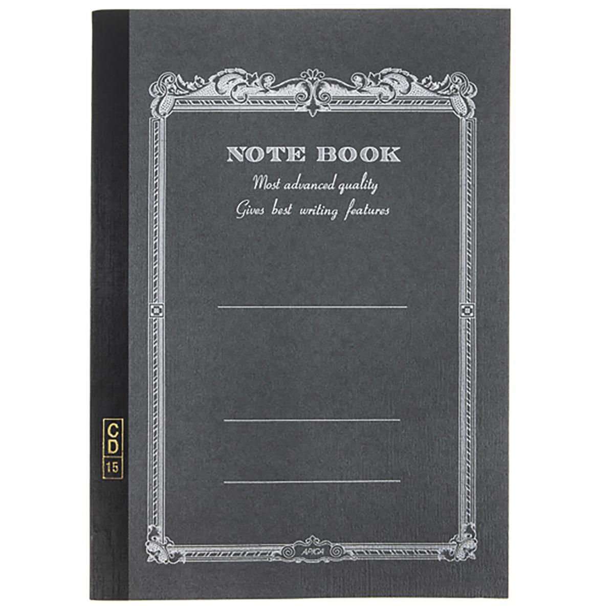 Apica CD-15 B5 Notebook - Black Lined