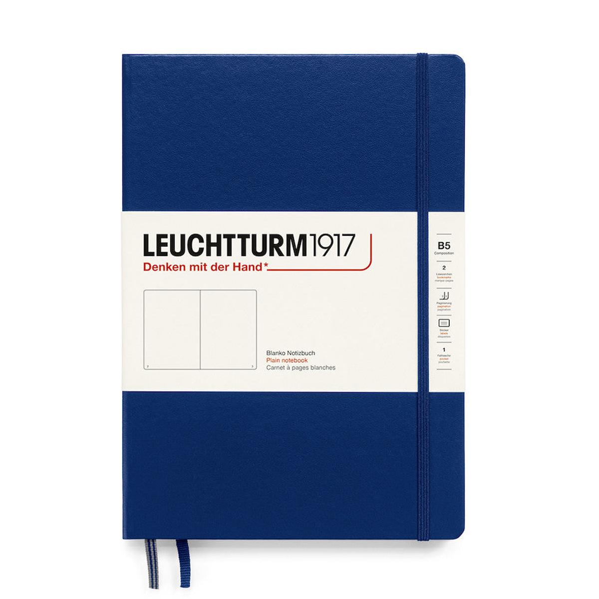 LEUCHTTURM1917 Hardcover Notebook B5 Navy