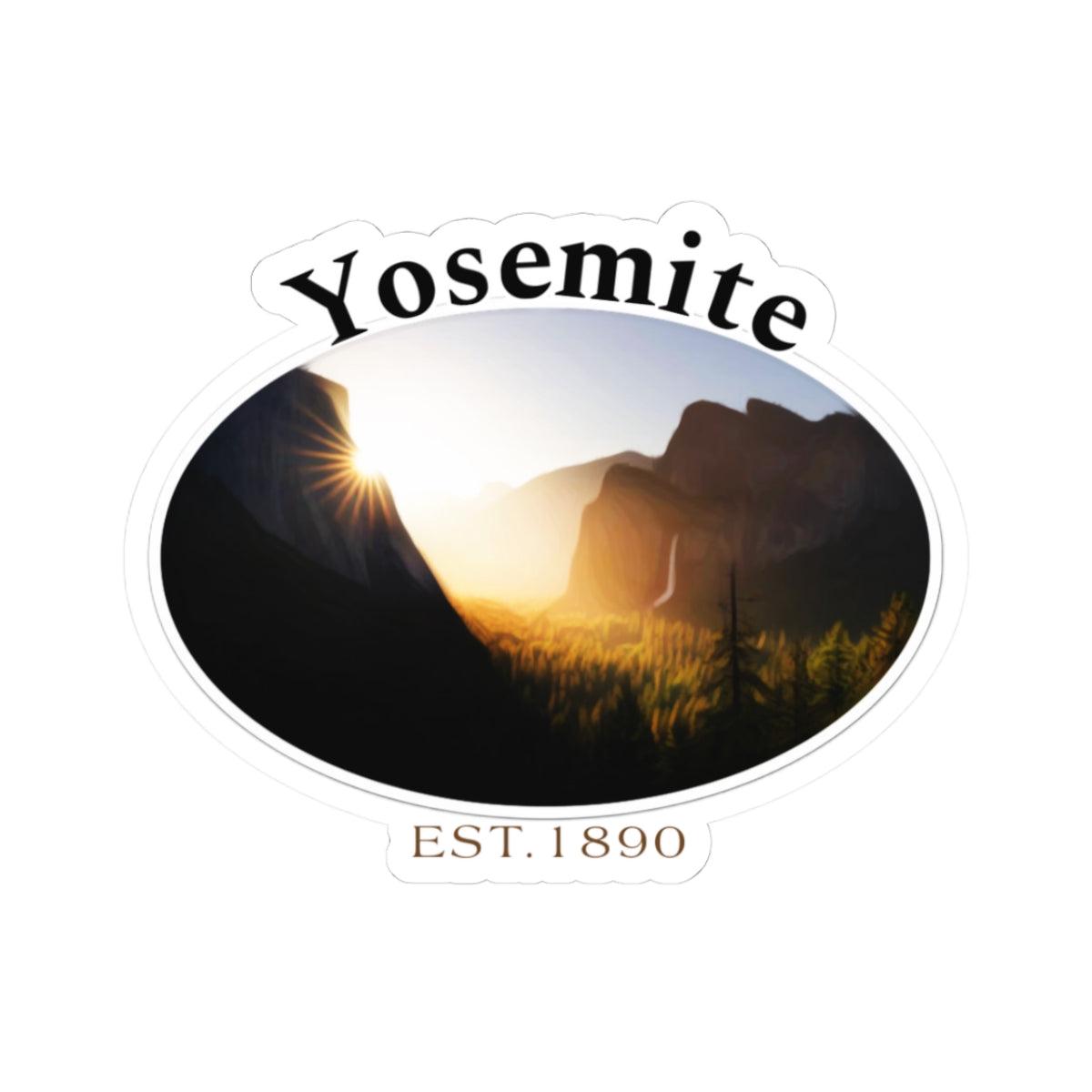 Yosemite Design Sticker