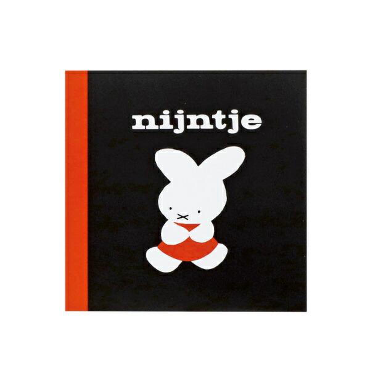 BSS Miffy Square Memo Nijntje 70th Anniversary Edition - Black