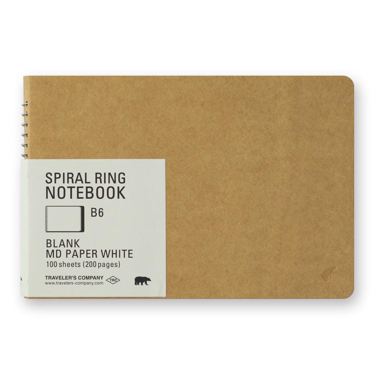 Travelers B6 Notebook w MD Paper White - Blank